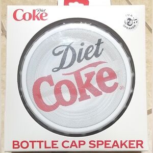 Diet Coke Bottle Cap Bluetooth Speaker With LED Lights